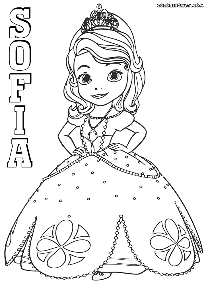 731x1000 Sofia Coloring Pages To Print Princess Sofia Coloring Page Free