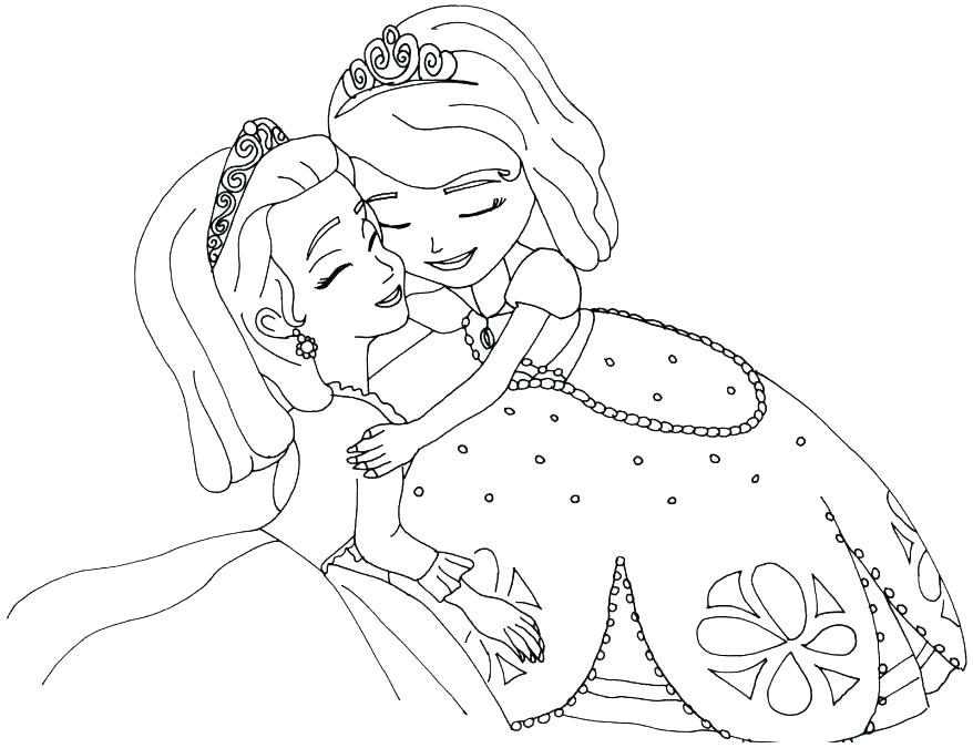 878x675 Sofia The First Coloring Pages Printable Coloring Sofia The First