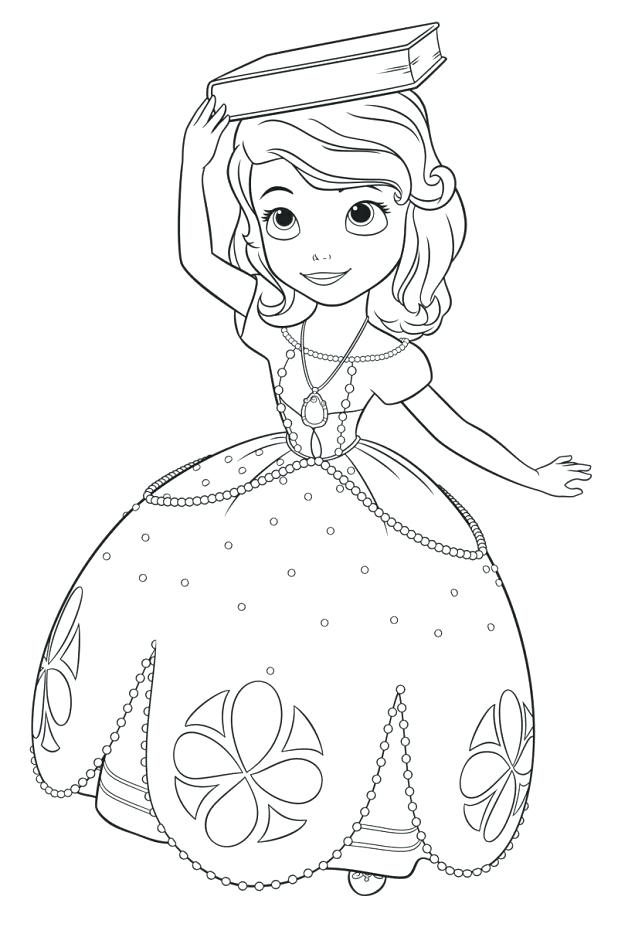 618x927 Sofia The First Coloring Page