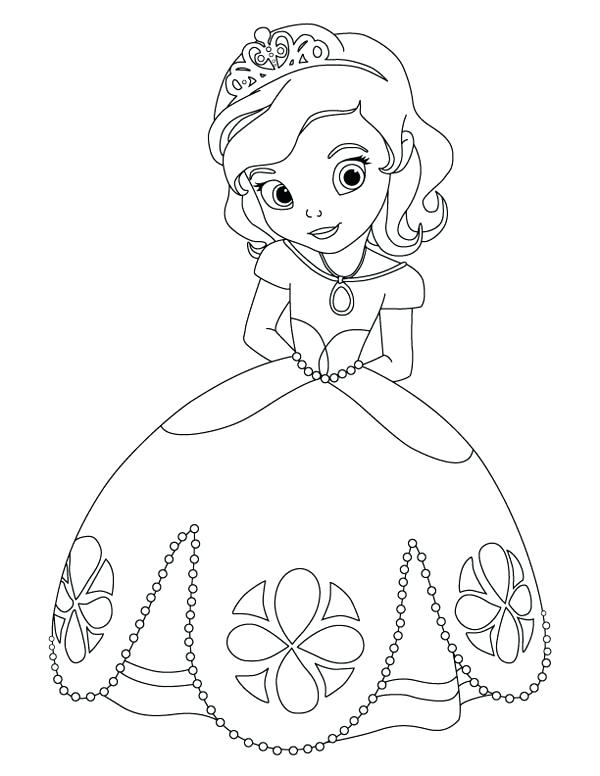 600x776 Sofia First Coloring Book Together With Princess Amber