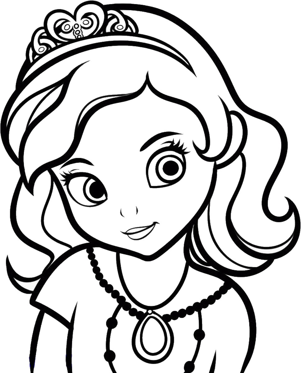 968x1200 Sofia The First Coloring Pages