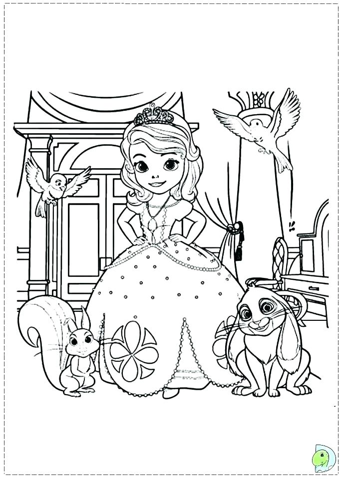 691x960 Sofia First Printable Coloring Pages Coloring Pages