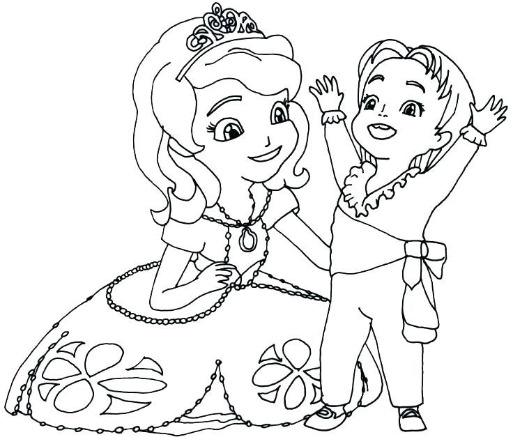 736x627 Sofia The First Coloring Pages Princess The First Coloring Pages