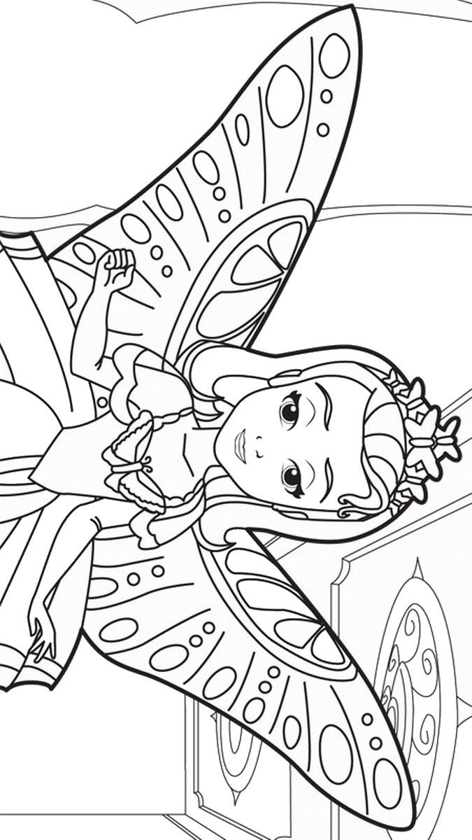 675x1200 Sofia The First Coloring Pages