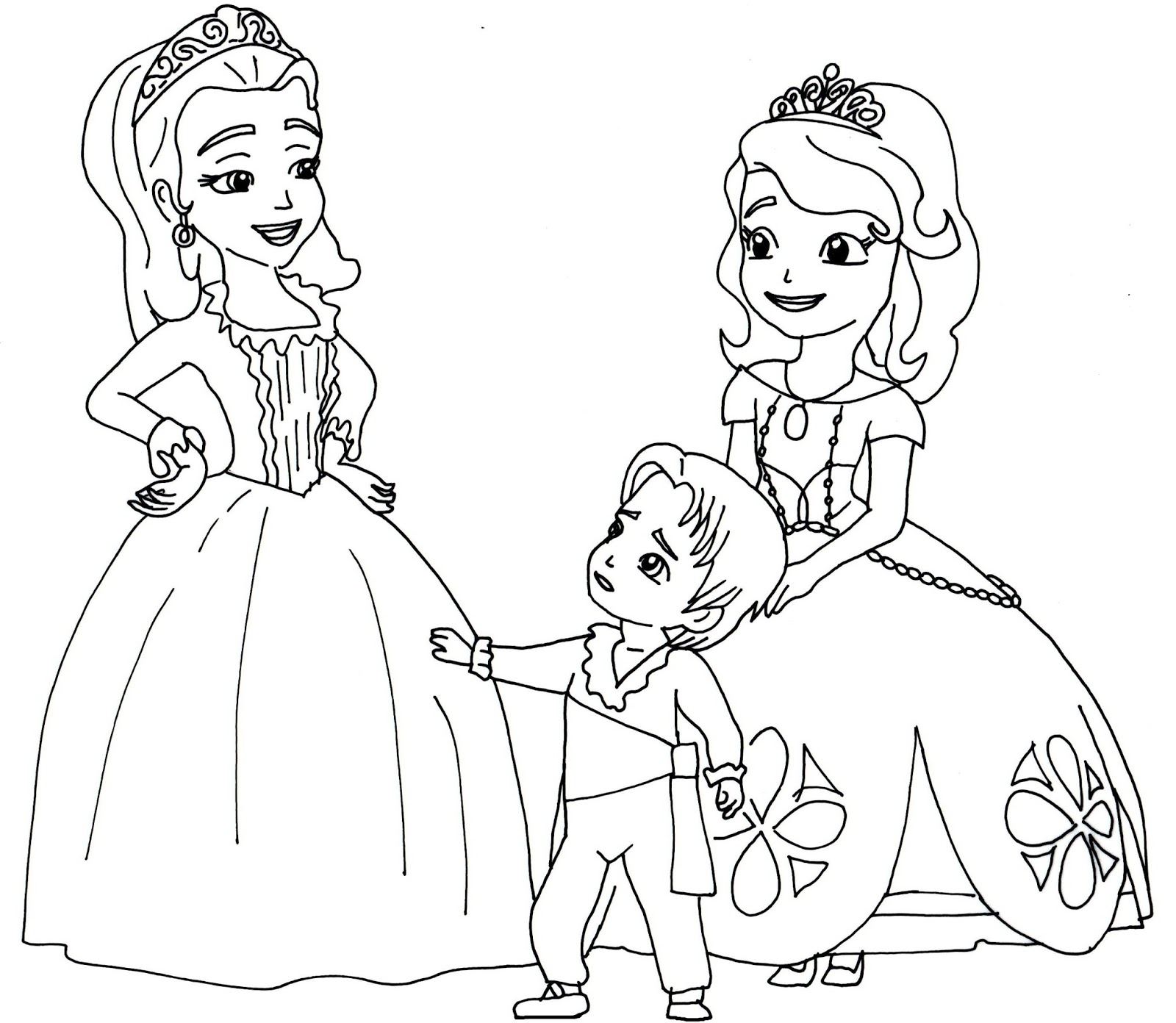 Sofia The First Disney Princess Coloring Pages at GetDrawings | Free ...