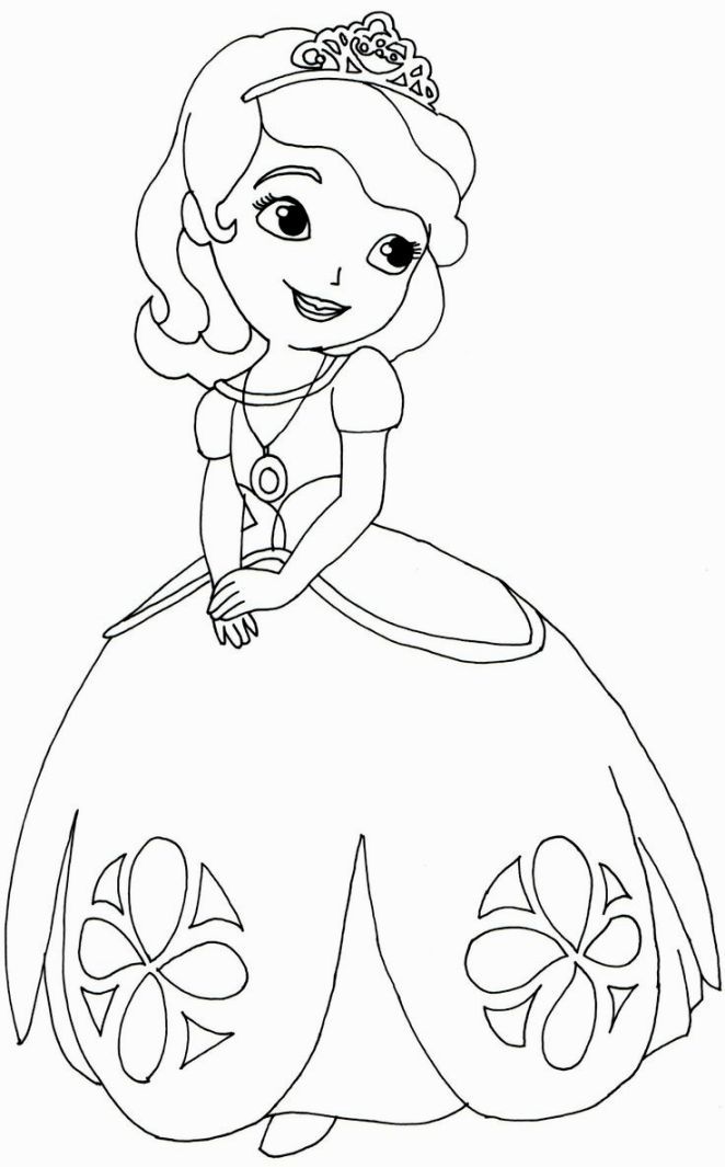 662x1065 Sofia The First Coloring Page Coloring Pages