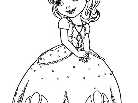 440x330 Sofia The First Disney Princess Coloring Pages, Sofia The First