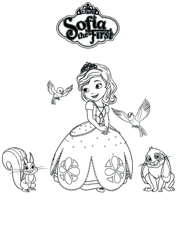 600x776 Sofia The First Free Printable Coloring Pages Princess