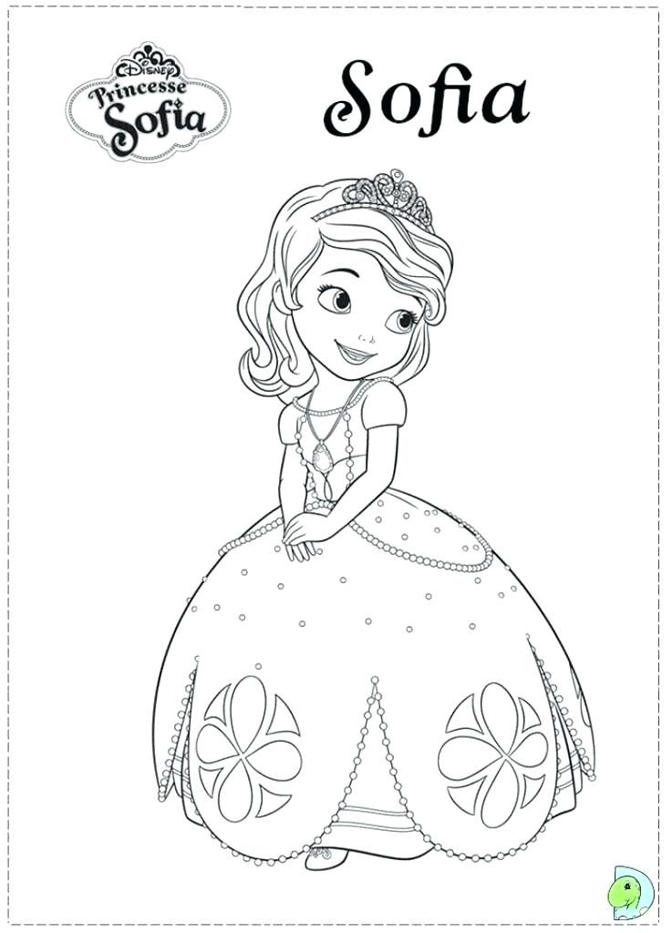 737x1024 Sofia The First Printable Coloring Pages