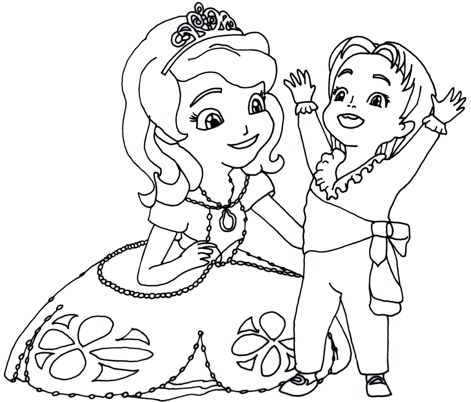1600x1365 Sofia The First Coloring Pages To Print