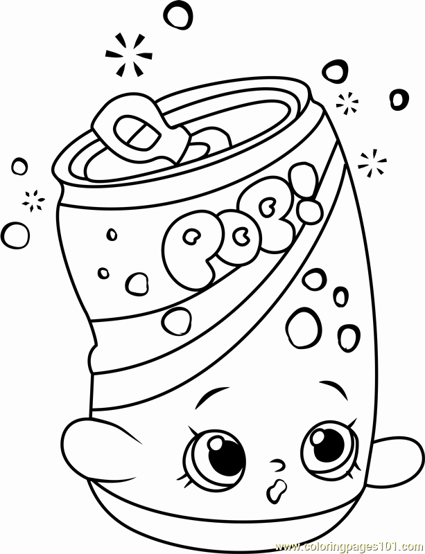 613x800 Soda Coloring Pages Shopkin Coloring Pages