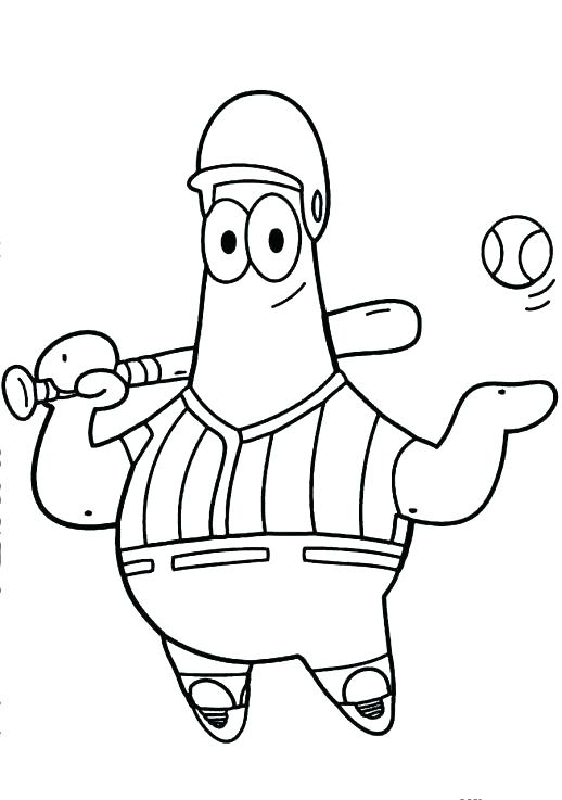 518x737 Softball Coloring Page Softball Coloring Page Softball Coloring
