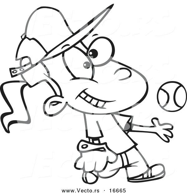 600x620 Softball Coloring Sheets Drawing Softball Coloring Pictures Free