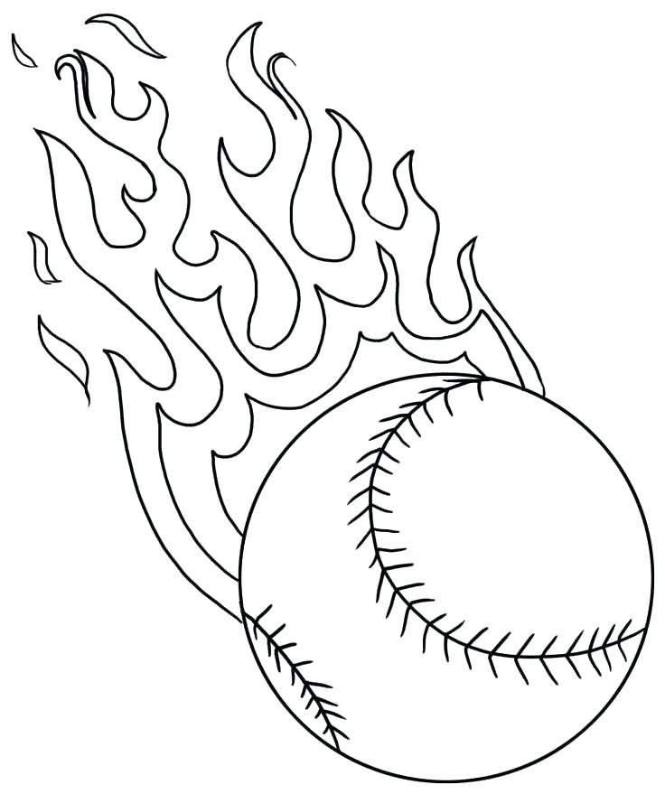 736x879 Softball Coloring Sheets