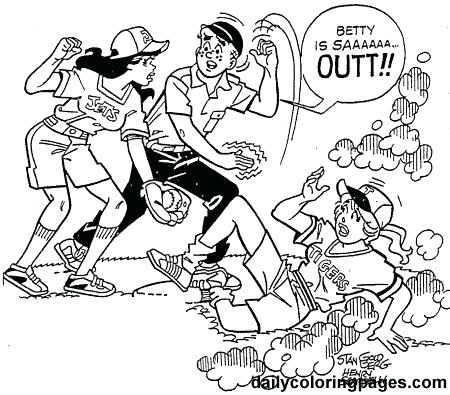 450x395 Softball Coloring Pages To Print Softball Coloring Pages Softball