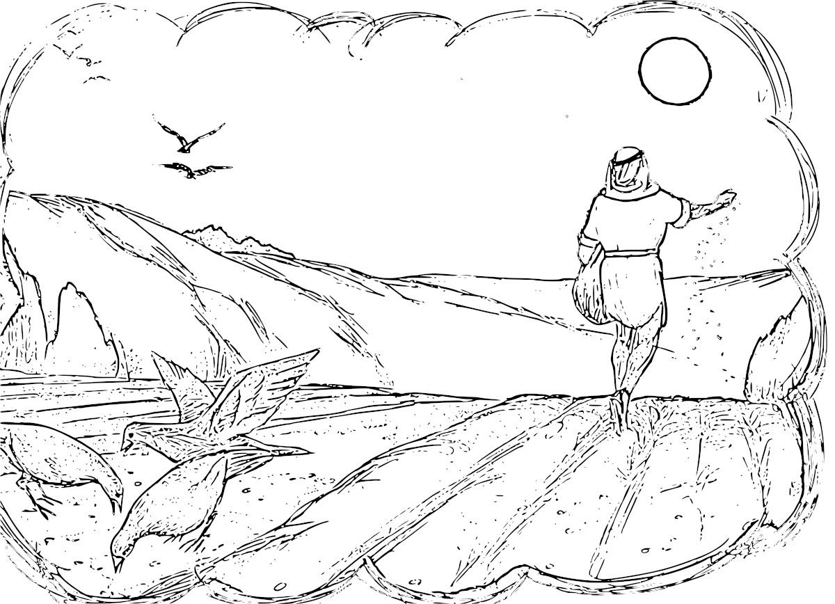 1200x868 Parable Of The Sower Coloring Pages