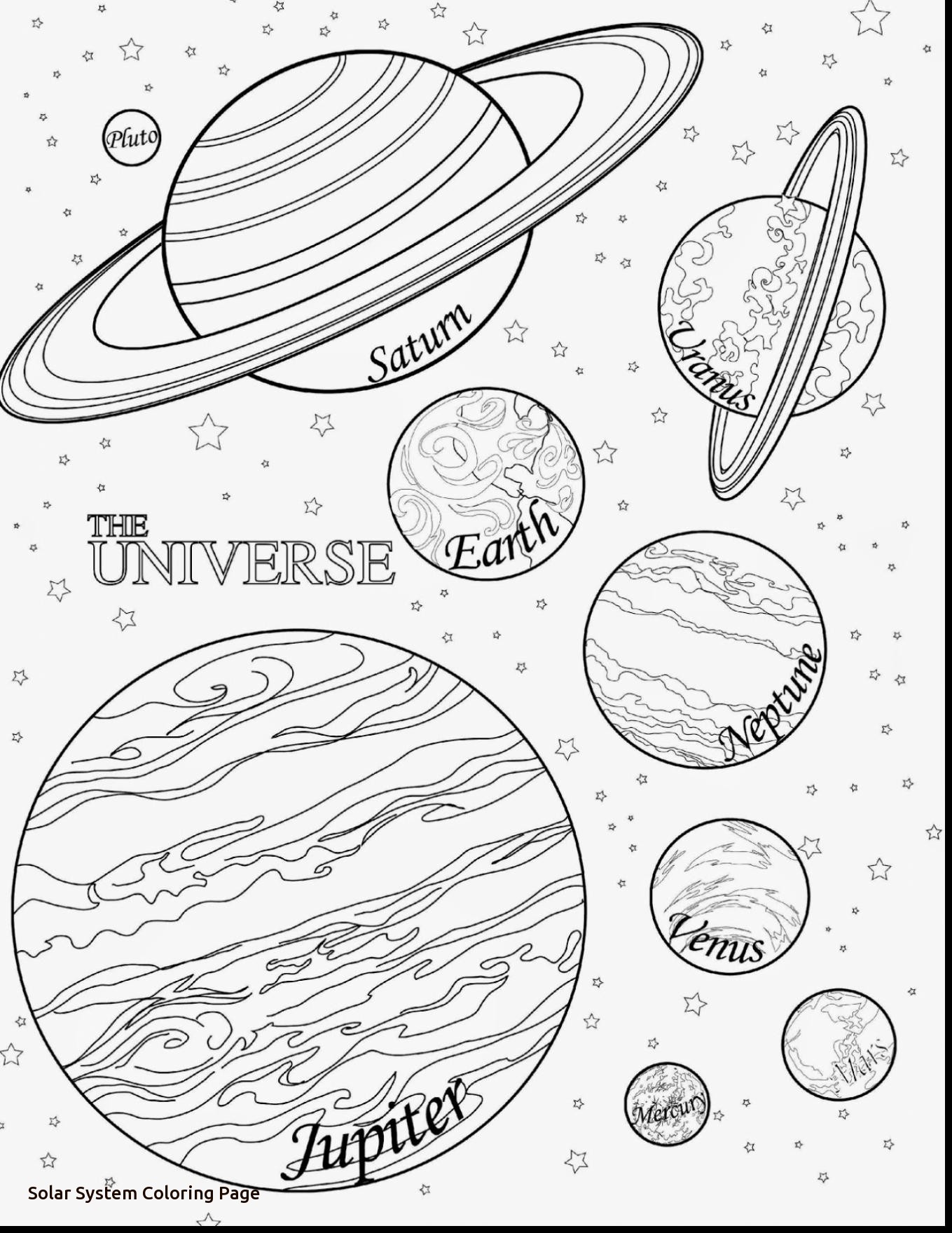1359x1760 Solar System Coloring Page