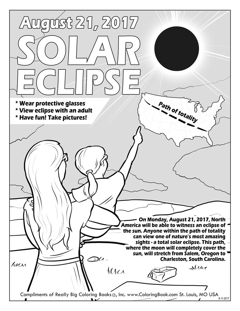 800x1035 Coloring Books Solar Eclipse Free Online Coloring Page