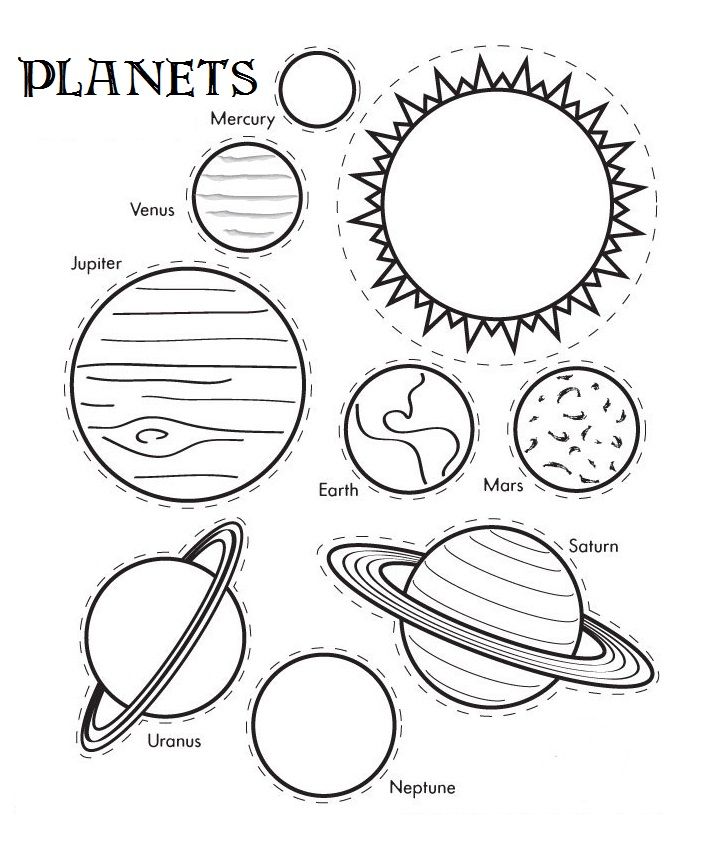 704x853 Printable Solar System Coloring Sheets For Kids! Coloring