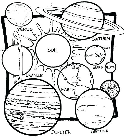506x570 Educational Coloring Pages Solar System Coloring Pages Educational