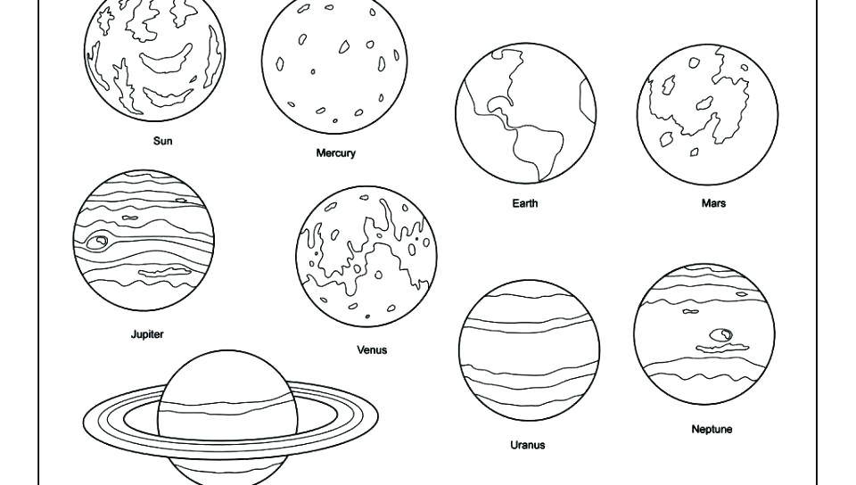 960x544 Planets Coloring Pages