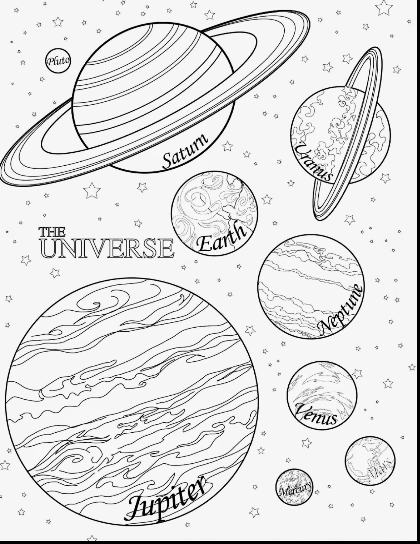 1359x1760 Printable Solar System Coloring Pages Wonderful Line Drawing Free