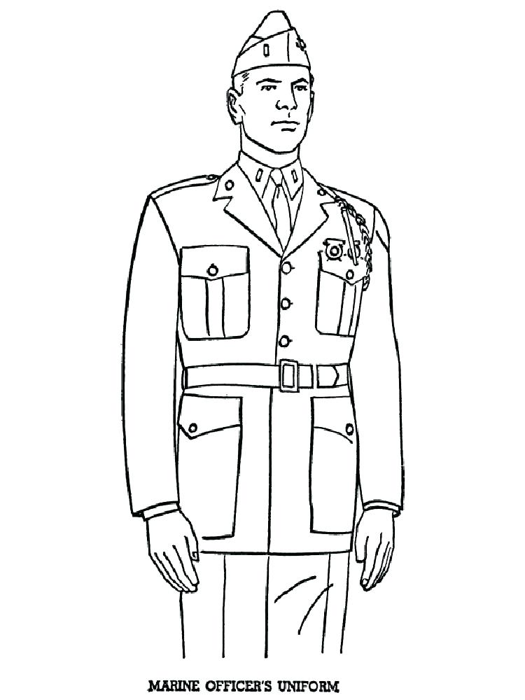 750x1000 Soldier Coloring Pages