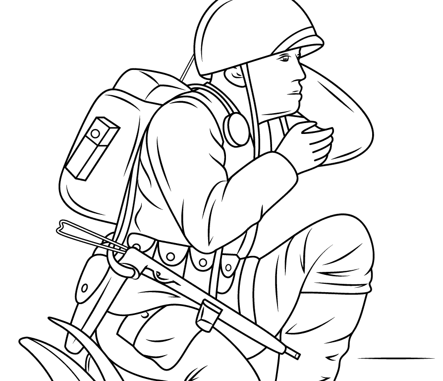 Soldier Coloring Pages To Print at GetDrawings | Free download