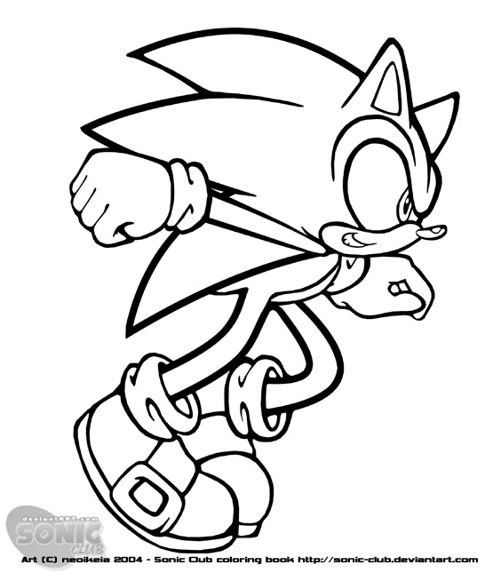 555x645 Sonic Coloring Pages Dr Odd