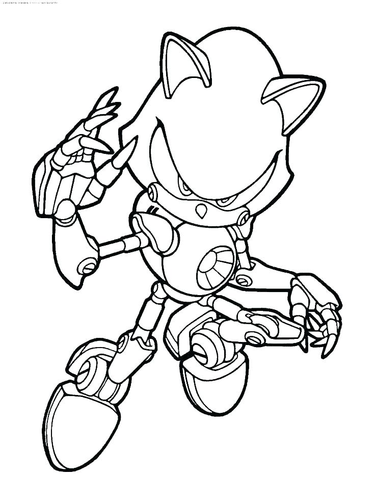 736x985 Coloring Pages Of Sonic