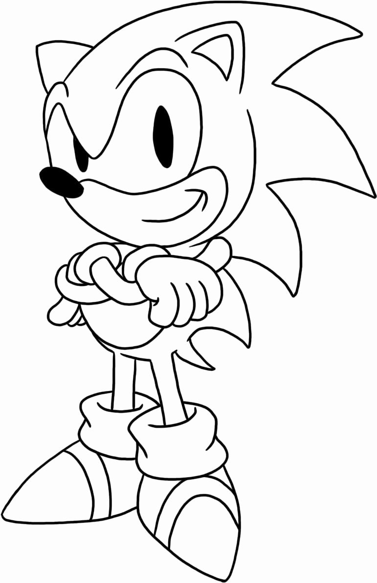 771x1190 Colouring Pages To Print Awesome Sonic Coloring Pages Free