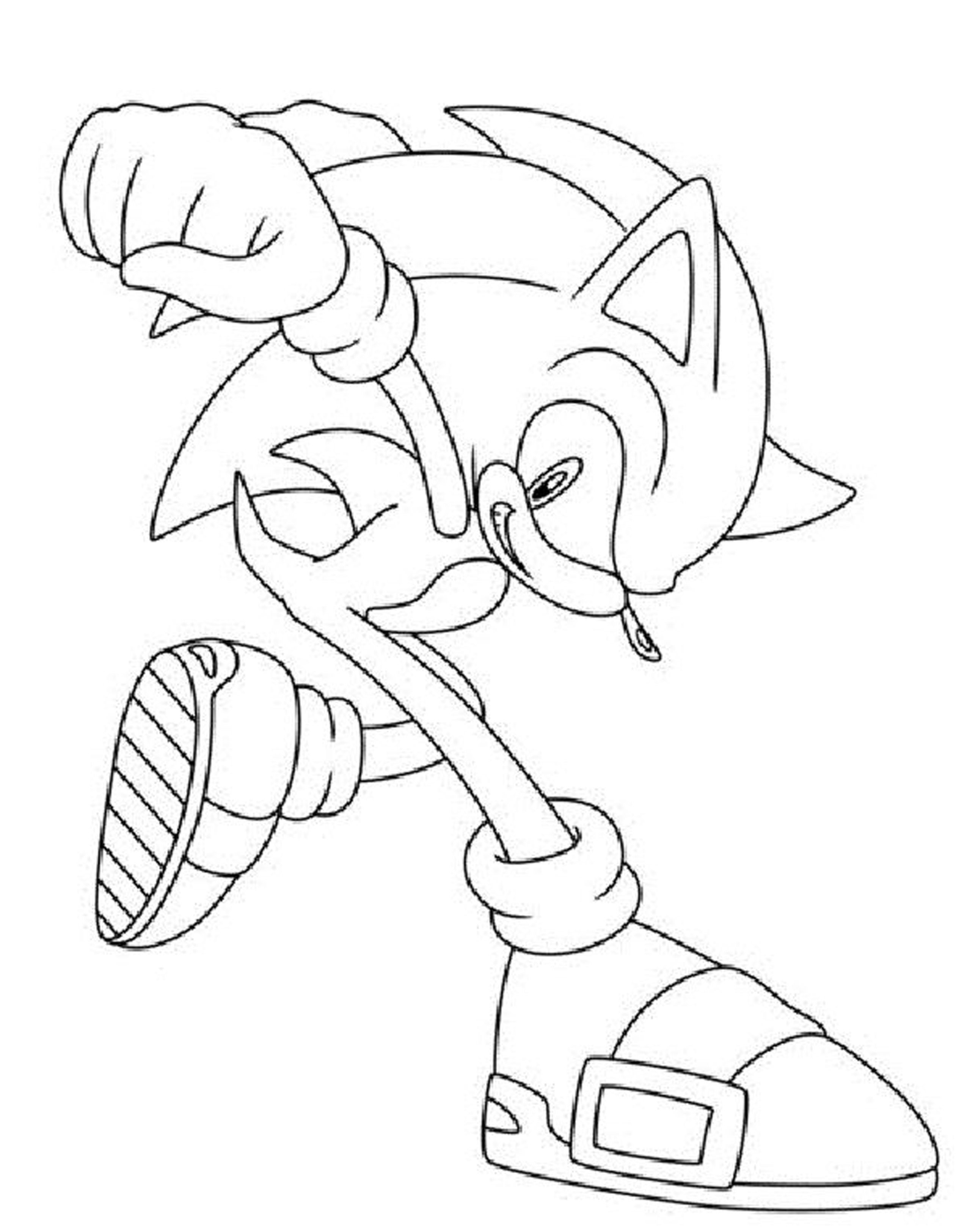 Coloriage Sonic Images
