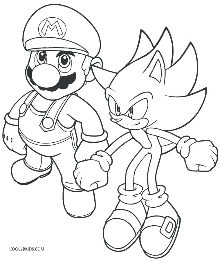 758x900 Sonic Colors Coloring Pages Sonic To Color Super Sonic Coloring
