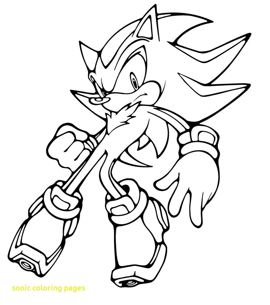 900x1014 Sonic The Hedgehog Coloring Pages For Kids Coloringstar Alluring