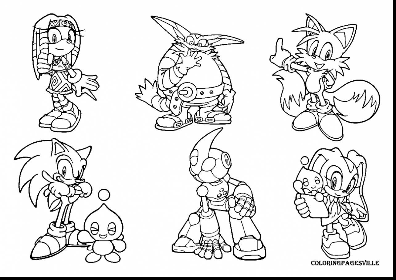 1285x909 Awesome Sonic Coloring Pages With Video Game Showy Games Acpra