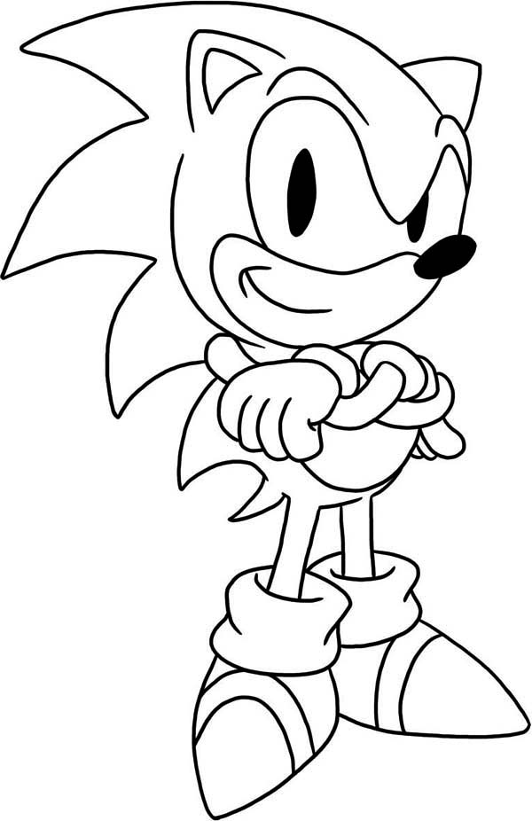 600x926 To Sonic The Hedgehog Coloring Page