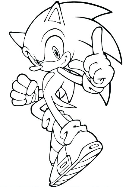 428x619 Sonic Coloring Page And Sonic Coloring Pages Print Pic Sonic