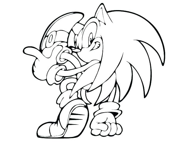 618x478 Sonic Tails Coloring Pages Sonic Coloring Pages Sonic