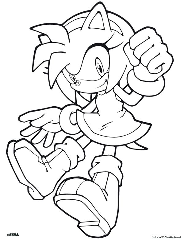 600x782 Sonic The Hedgehog Coloring Pages Sonic Coloring Pages Malebog