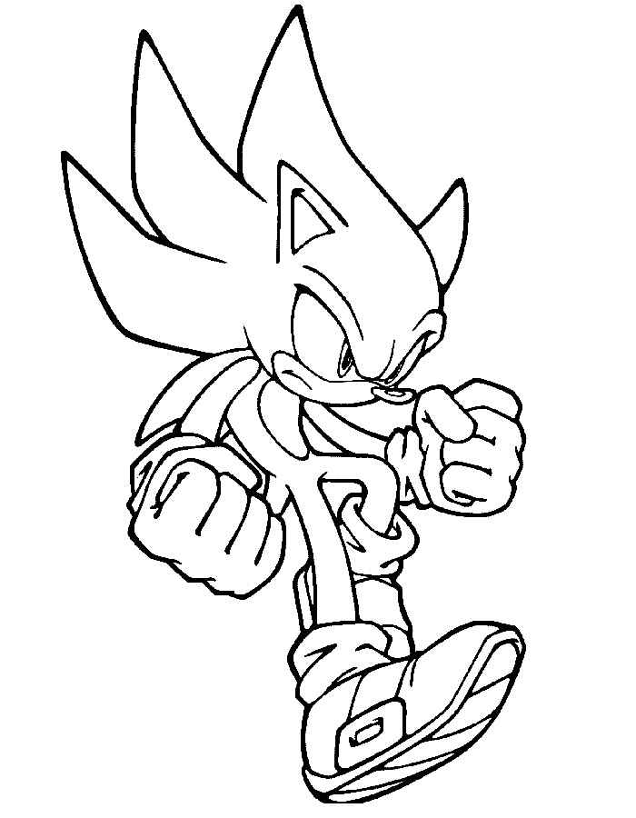 700x900 Sonic The Hedgehog Coloring Pages