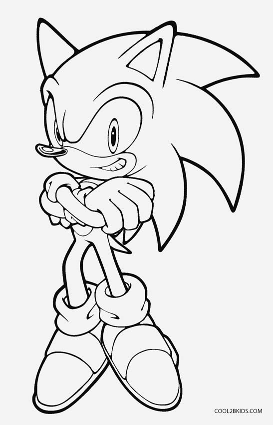 547x850 Sonic Colouring Online Lovely Sonic The Hedgehog Coloring Pages