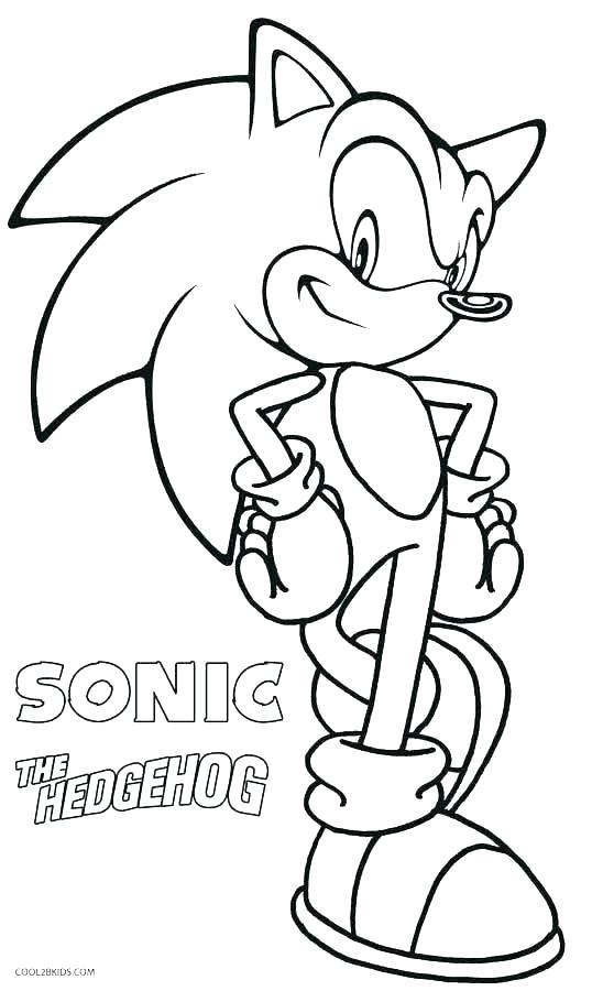 538x900 Sonic Hedgehog Coloring Pages Sonic The Hedgehog Coloring Pages