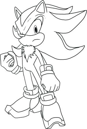 300x443 Sonic Unleashed Coloring Pages Free Printable Sonic The Hedgehog