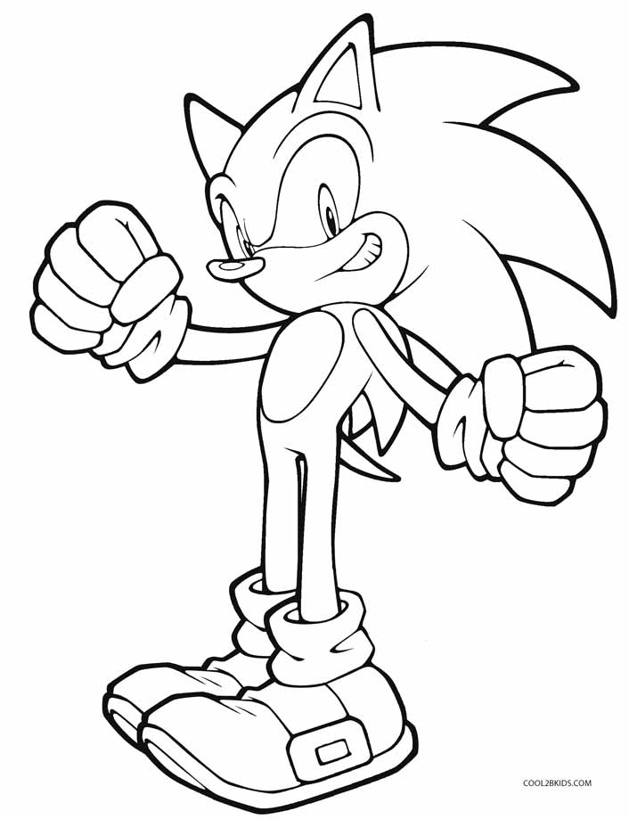 706x919 Printable Sonic Coloring Pages For Kids