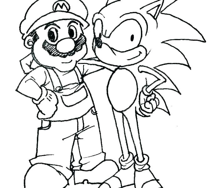 678x600 Sonic The Hedgehog Free Coloring Pages Sonic Hedgehog Coloring