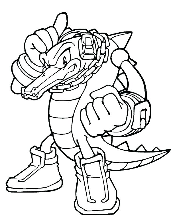 600x776 Sonic Coloring Pages Printable Sonic Underground Coloring Pages