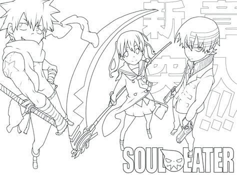 Soul Eater Coloring Pages