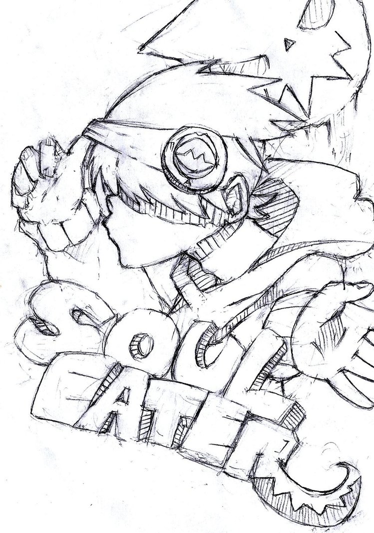 749x1066 Soul Eater Coloring Pages