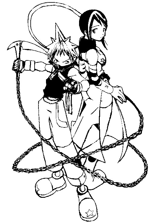 509x742 Coloring Page Manga Soul Eater