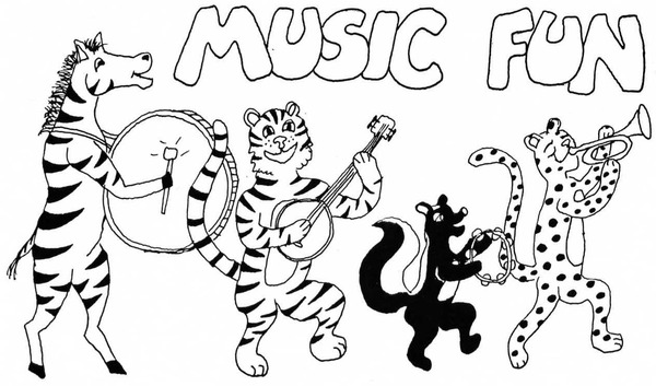 600x353 Music Colouring Sheets Coloring Sheet Of Animal Music Fun For Kids